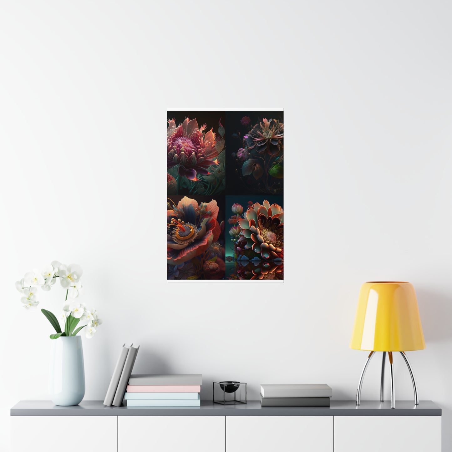 Premium Matte Vertical Posters Flower Arangment 5