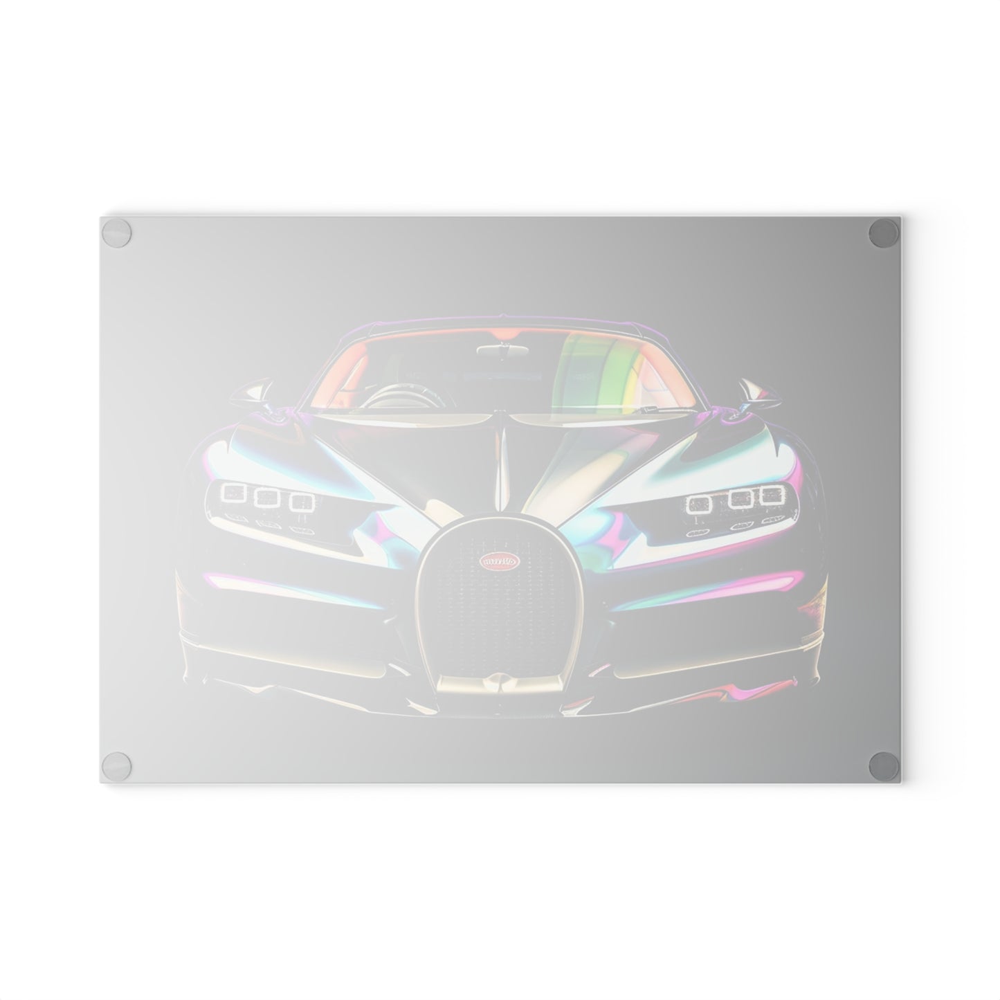 Glass Cutting Board Hyper Bugatti Chiron 4