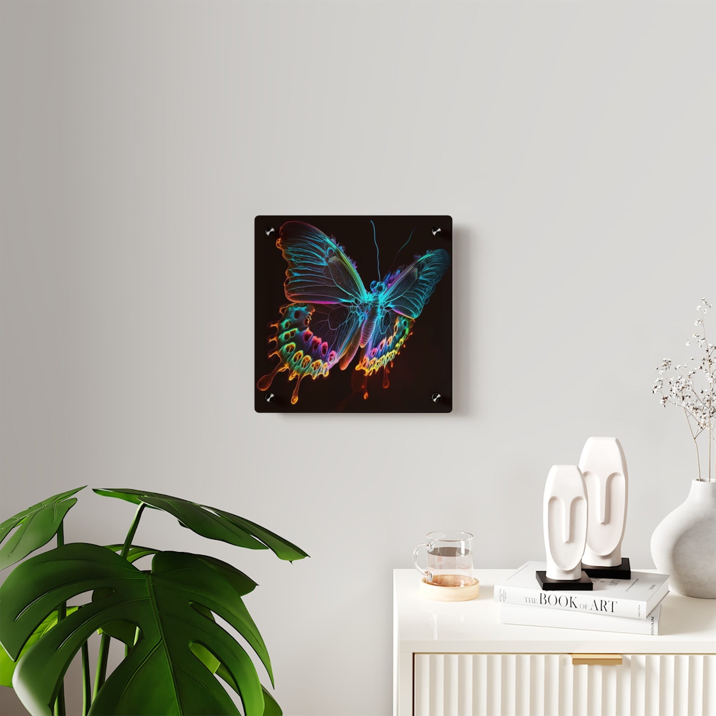 Acrylic Wall Art Panels Thermal Butterfly 2