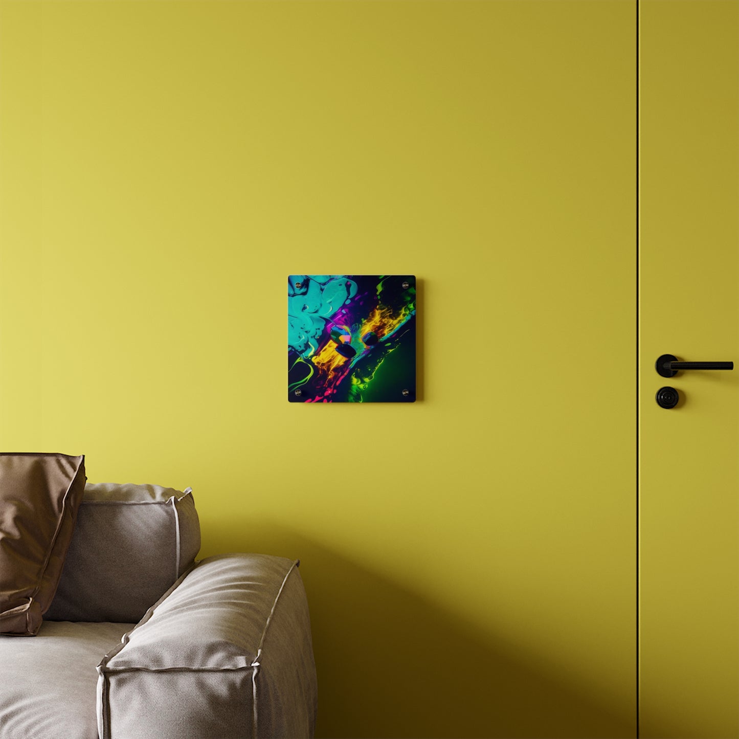 Acrylic Wall Art Panels Florescent Glow 4