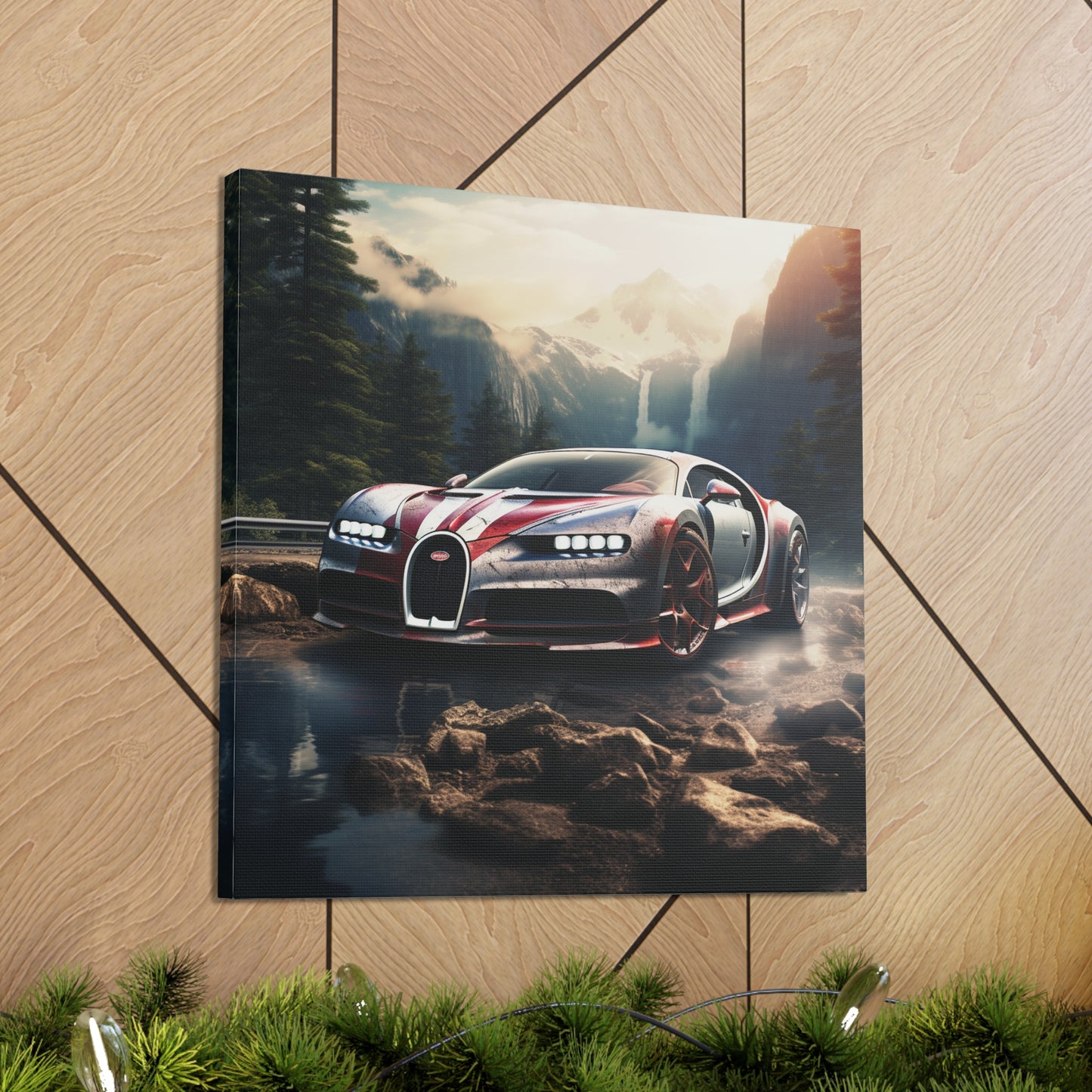 Canvas Gallery Wraps Bugatti Waterfall 4