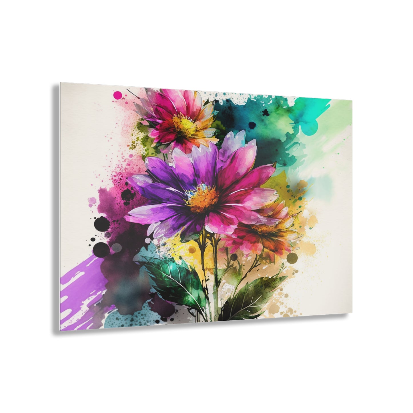 Acrylic Prints Bright Spring Flowers 1