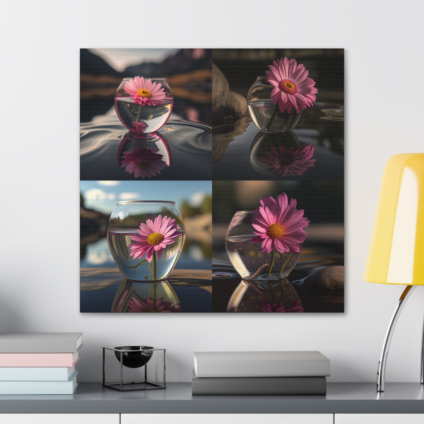 Canvas Gallery Wraps Pink Daisy 5