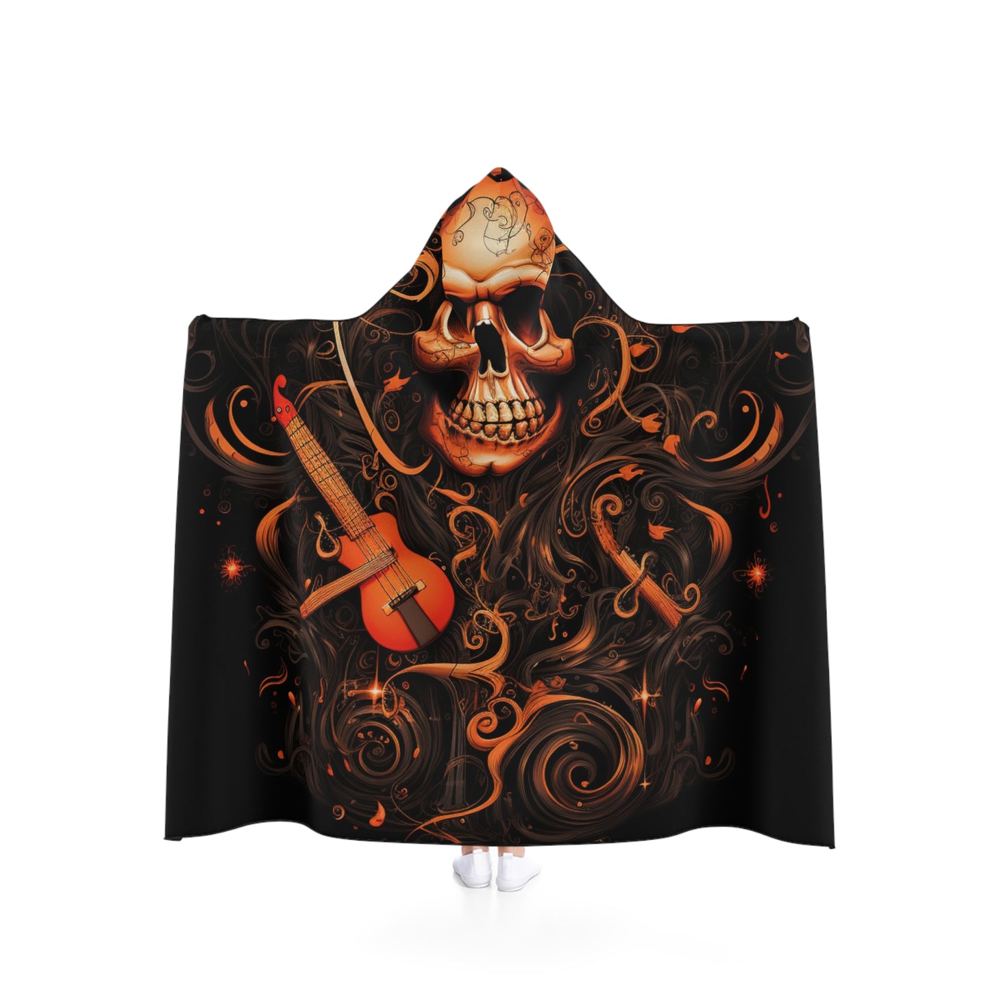 Hooded Blanket Skull Treble Clef 4