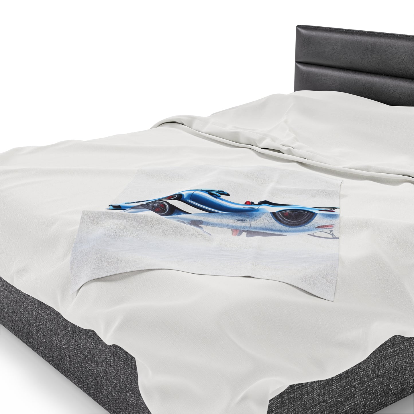 Velveteen Plush Blanket 911 Speedster on water 4