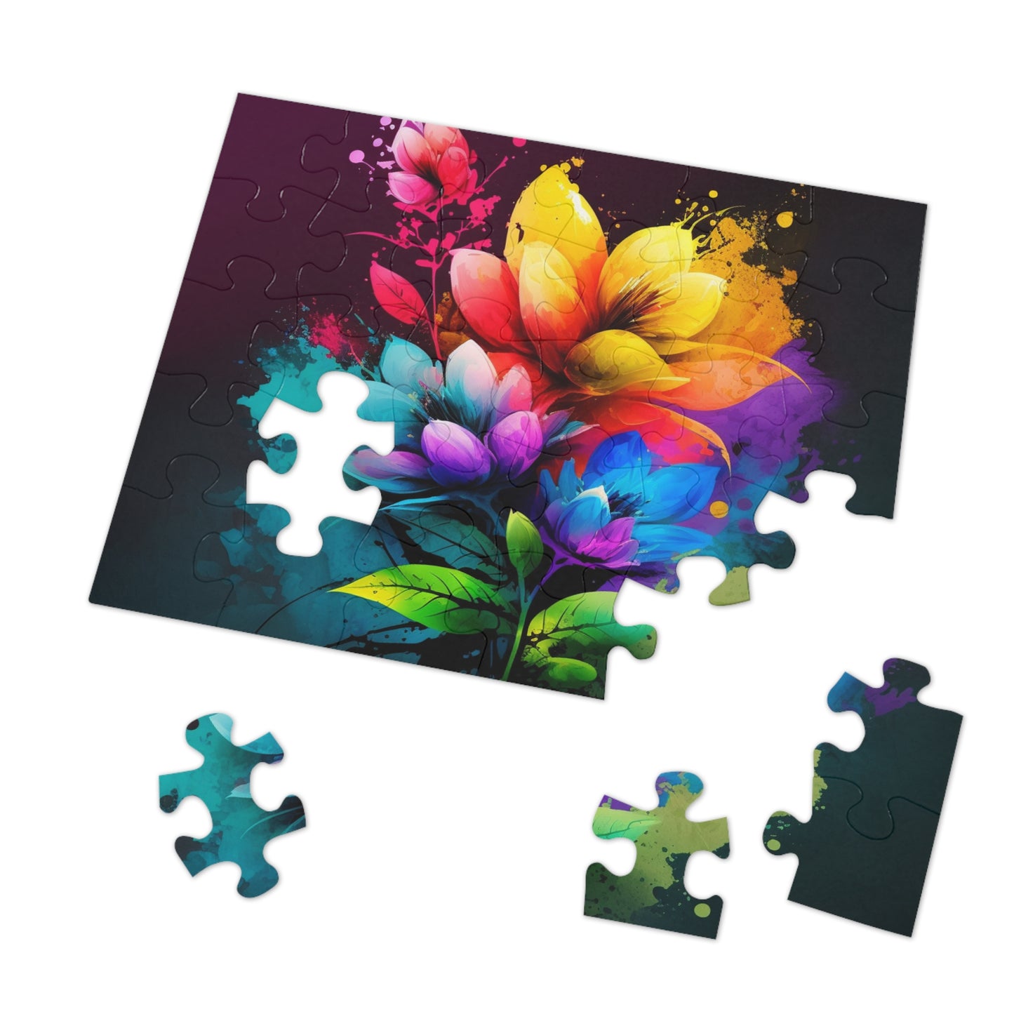 Jigsaw Puzzle (30, 110, 252, 500,1000-Piece) Bright Spring Flowers 3