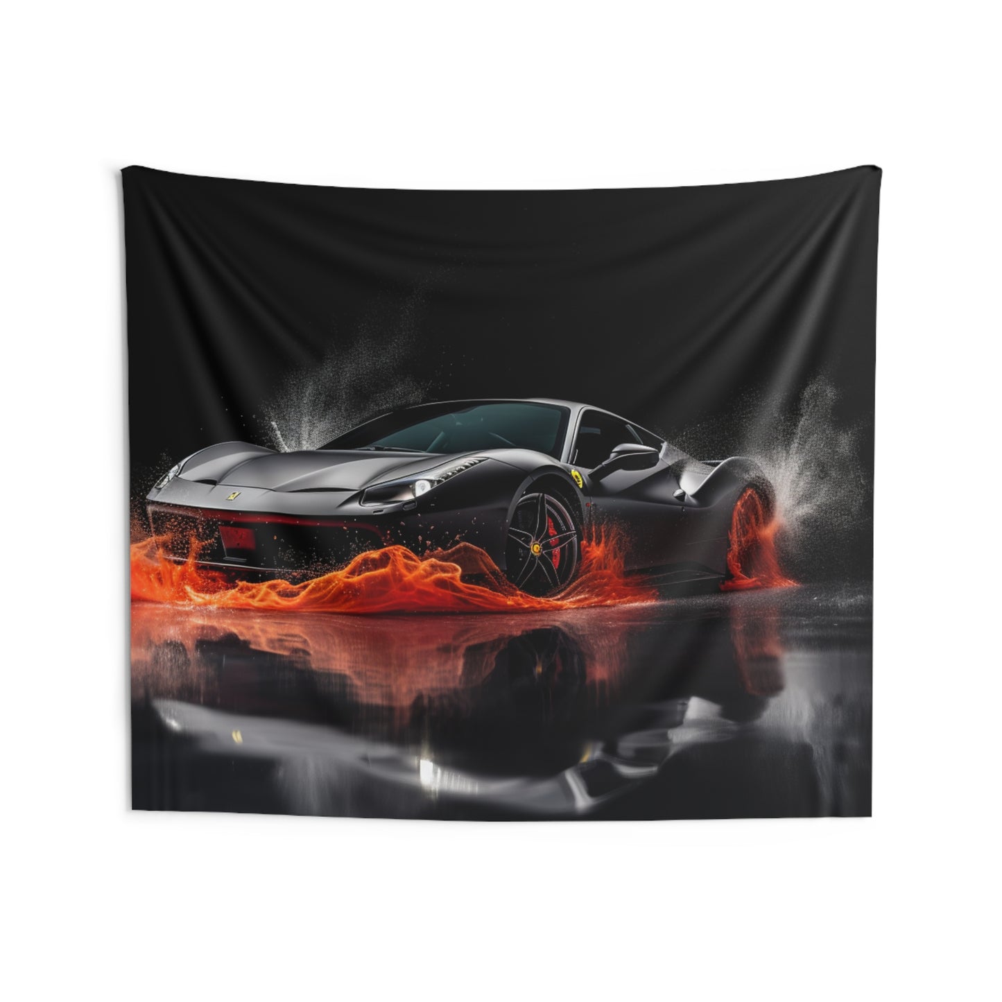 Indoor Wall Tapestries Ferrari Water Splash 3