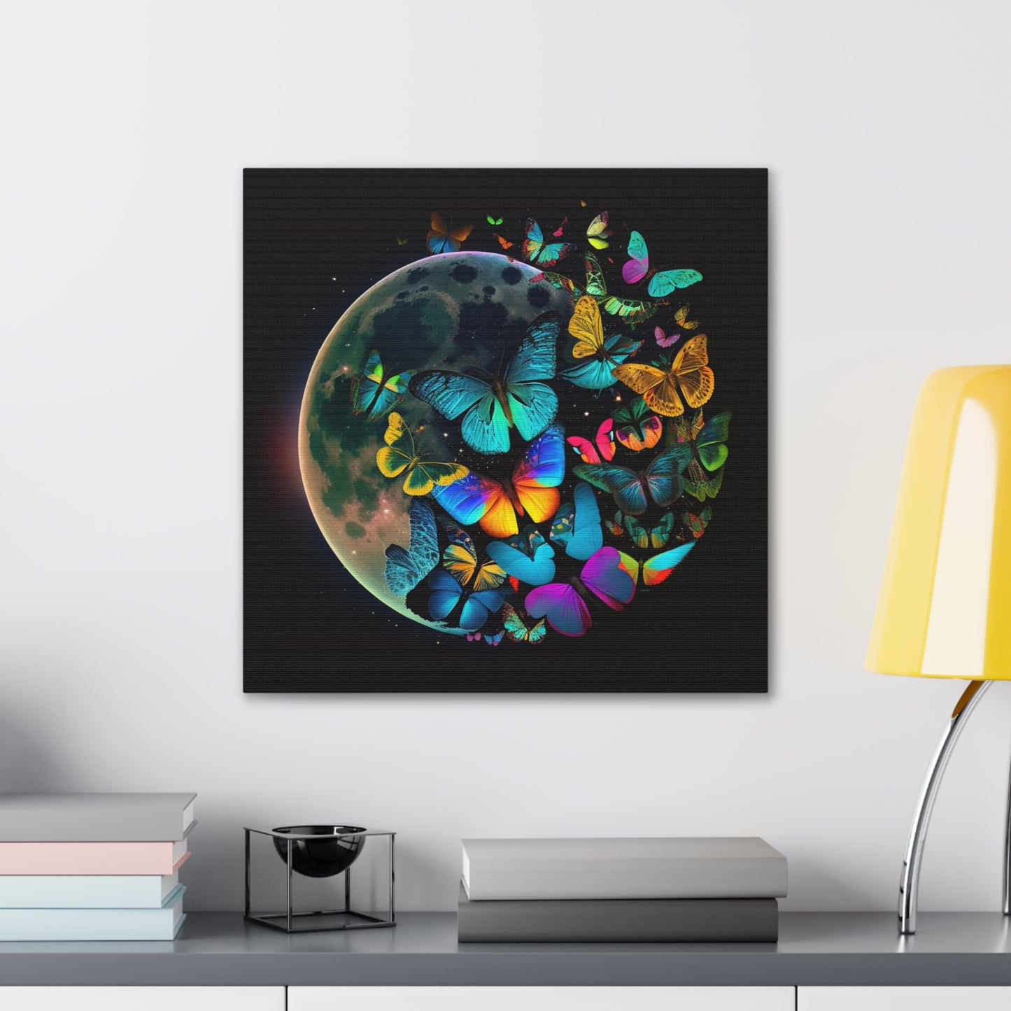 Canvas Gallery Wraps Moon Butterfly 2