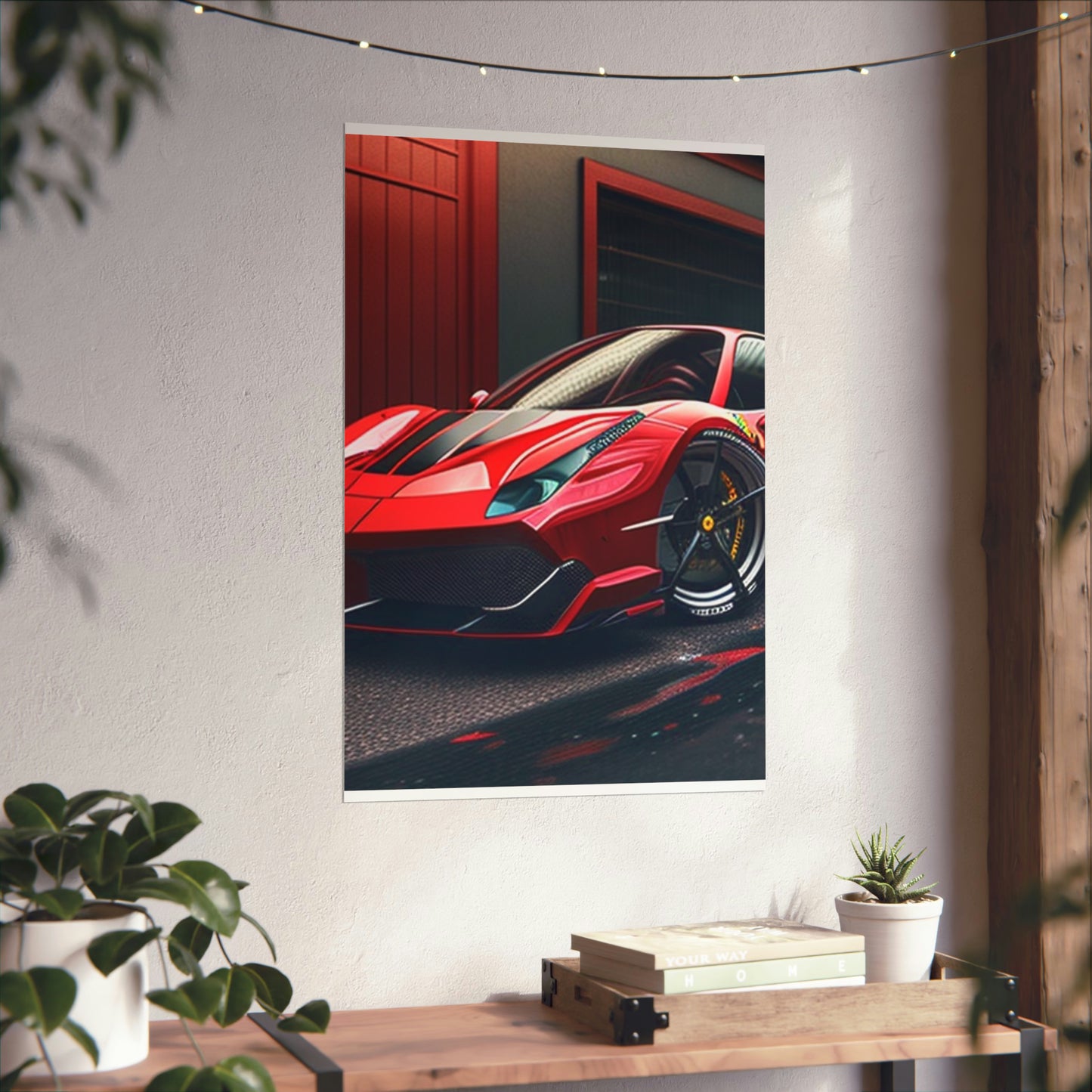 Premium Matte Vertical Posters Ferrari Hyper 1