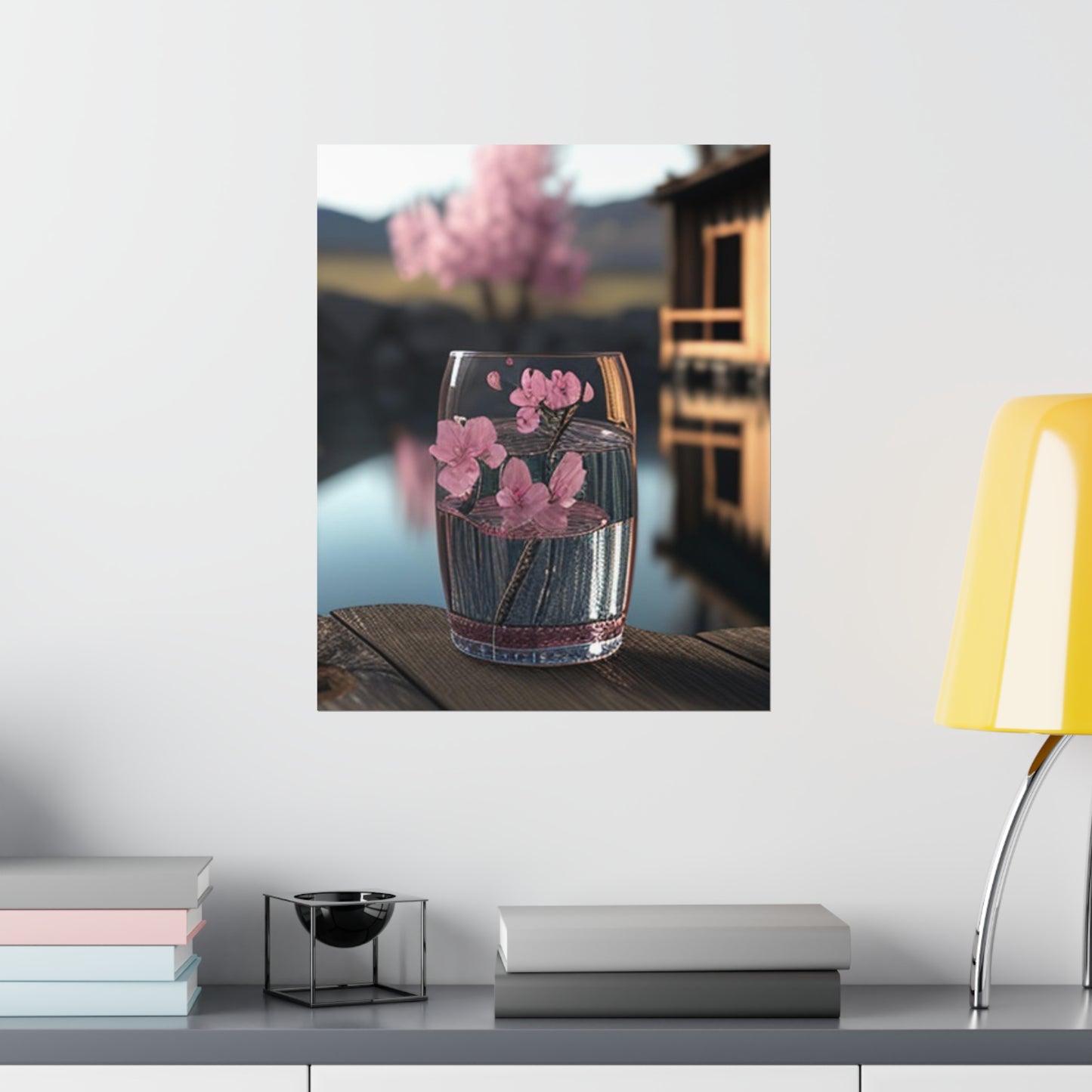 Premium Matte Vertical Posters Cherry Blossom 1