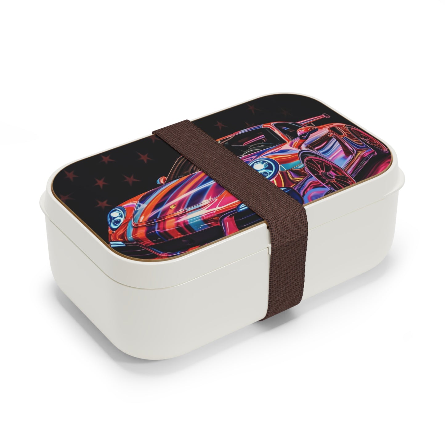Bento Lunch Box American Flag Colored Porsche 1
