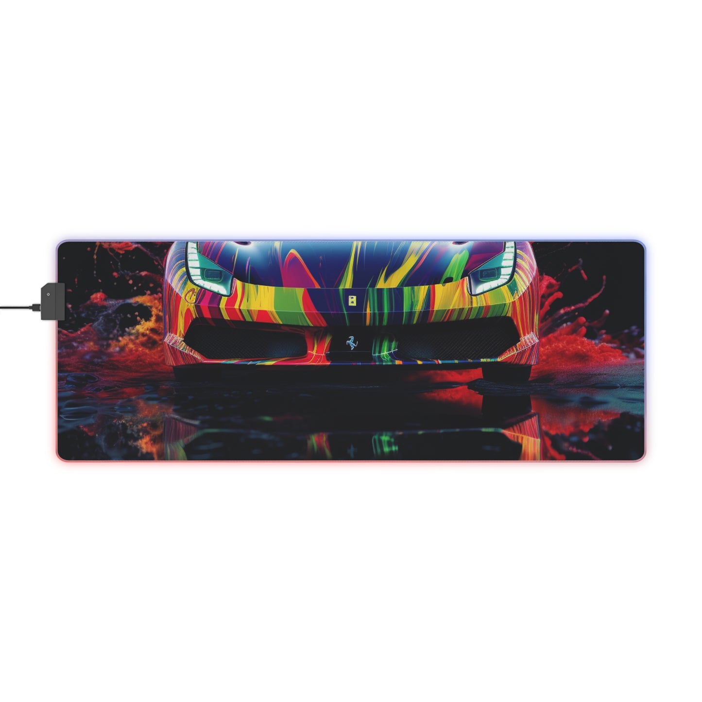 LED Gaming Mouse Pad Ferrari Fusion Water 1