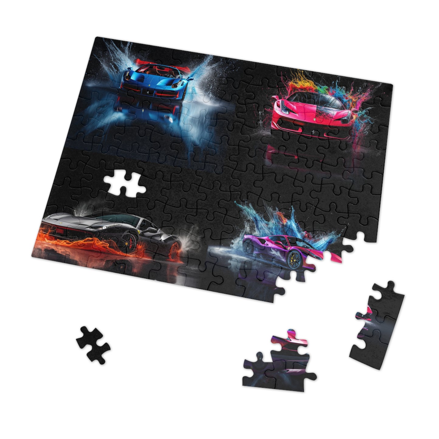 Jigsaw Puzzle (30, 110, 252, 500,1000-Piece) Ferrari Water Splash 5