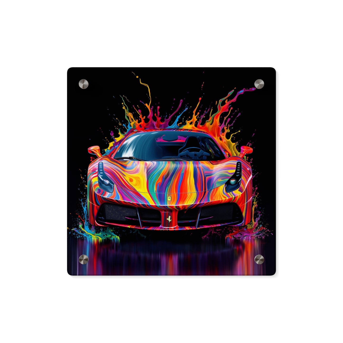 Acrylic Wall Art Panels Ferrari Fusion Water 4