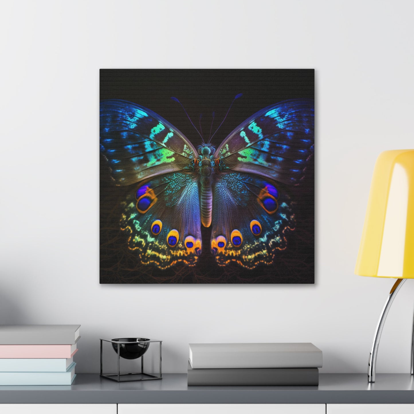 Canvas Gallery Wraps Neon Hue Butterfly 3