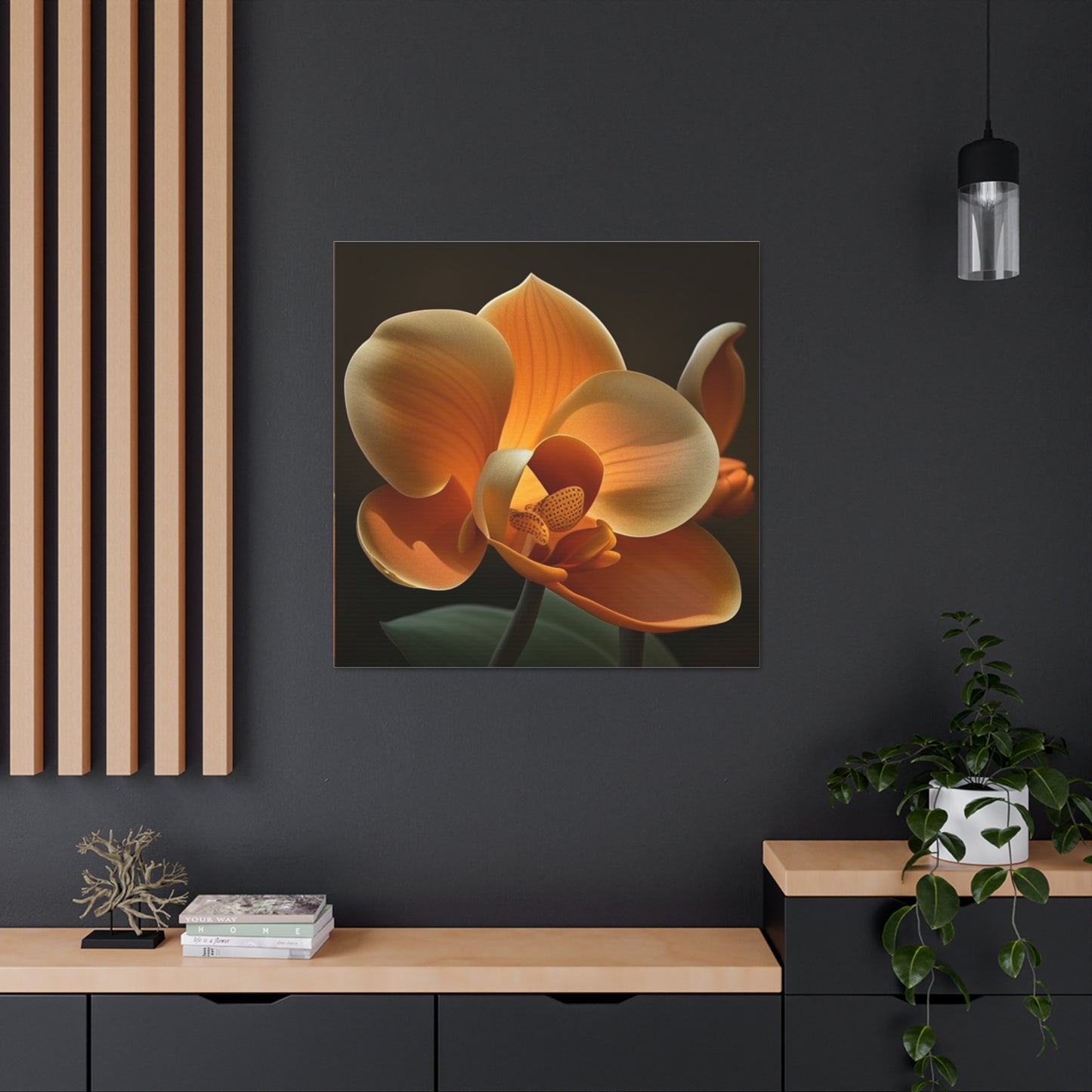 Canvas Gallery Wraps Orange Orchid 4