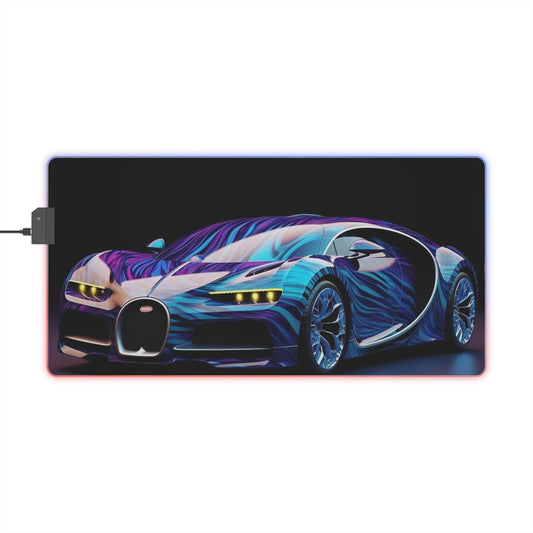 LED Gaming Mouse Pad Bugatti Abstract Flair 3