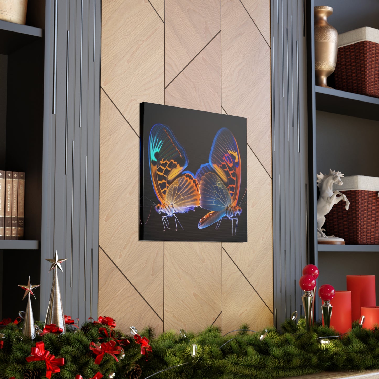 Canvas Gallery Wraps Neon Glo Butterfly 2