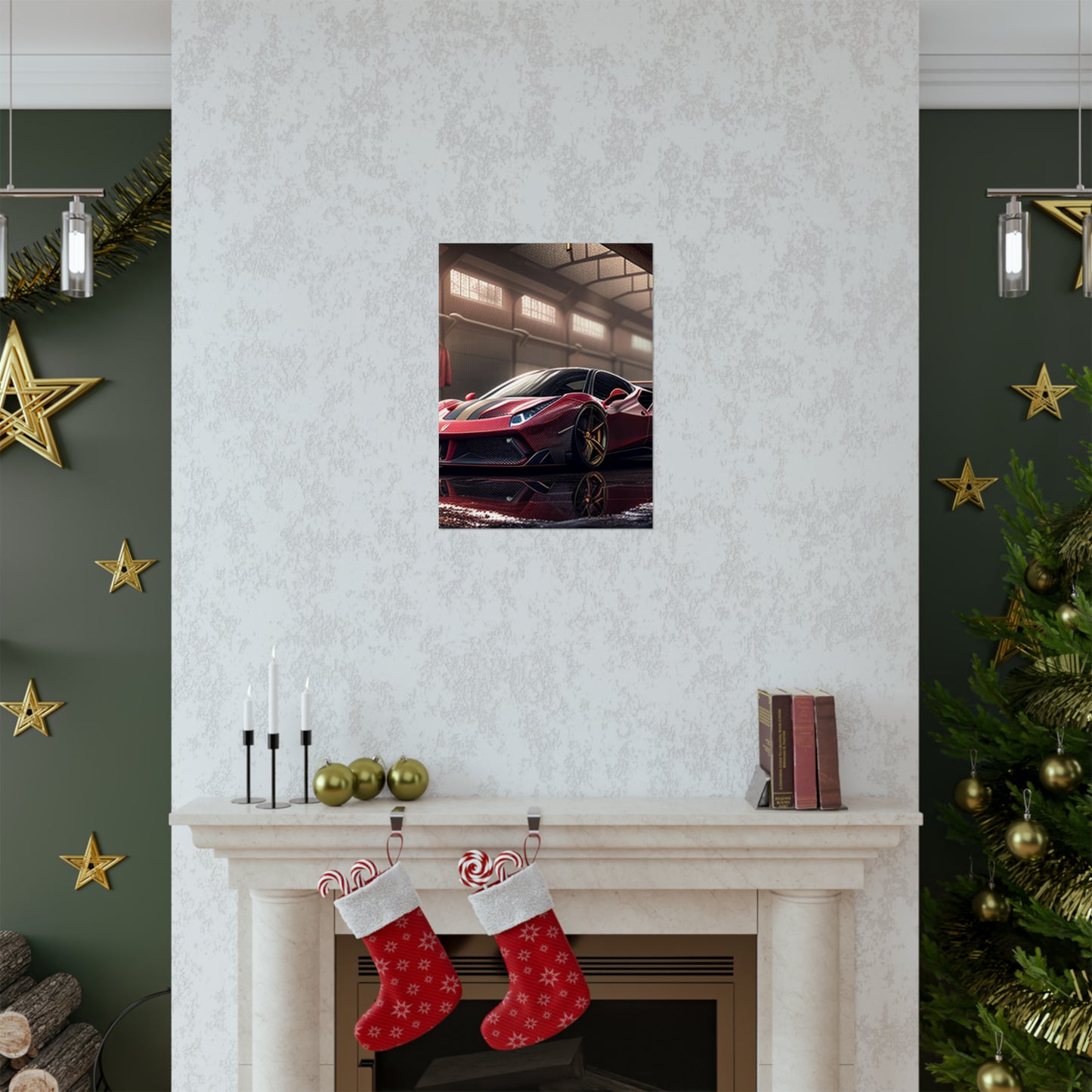 Premium Matte Vertical Posters Ferrari Hyper 4