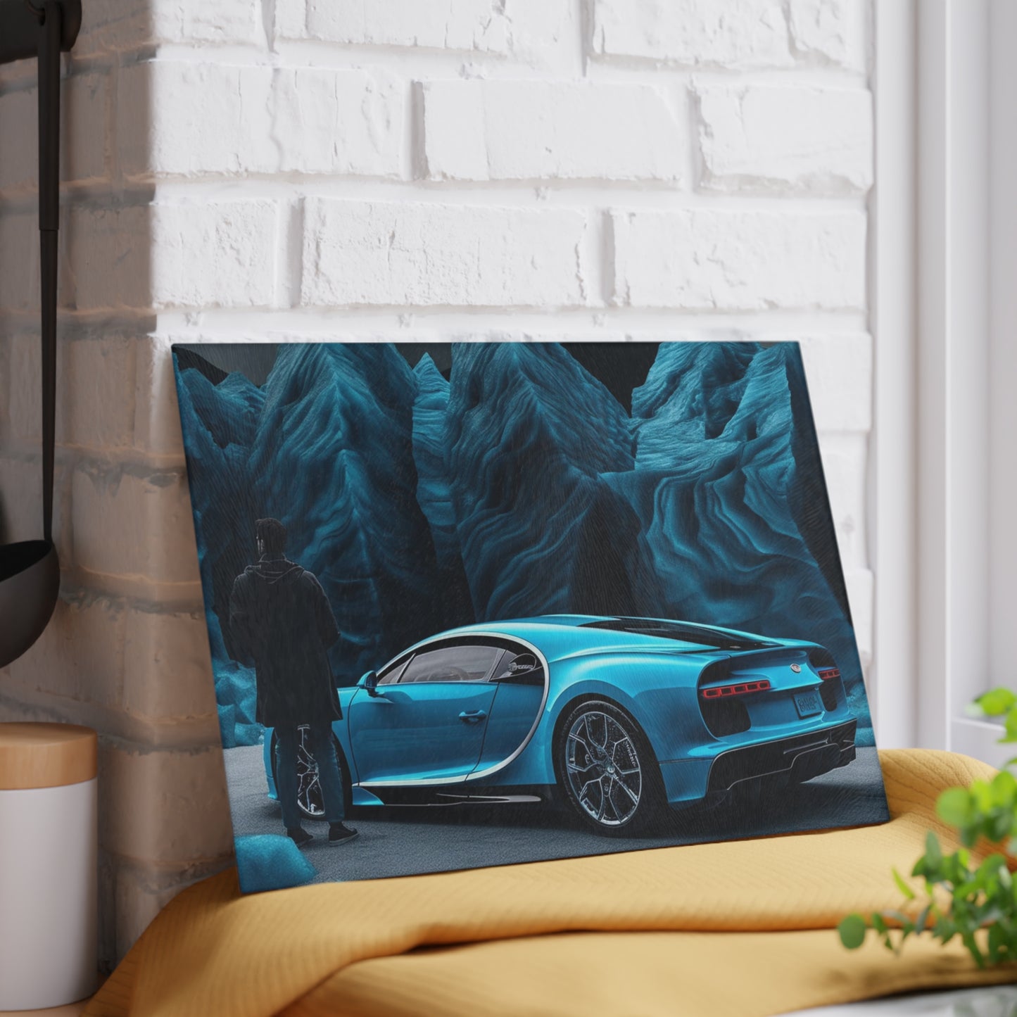 Glass Cutting Board Bugatti Real Look 3