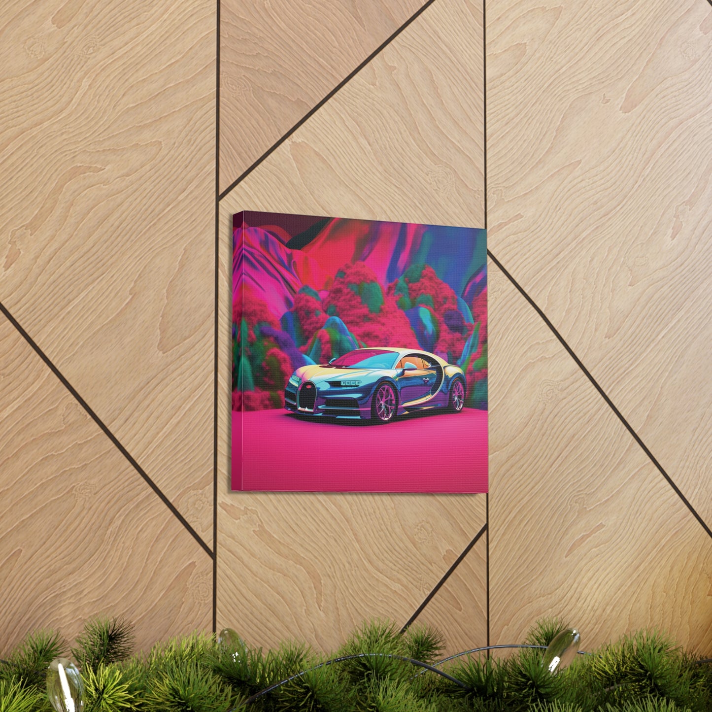 Canvas Gallery Wraps Florescent Bugatti Flair 4