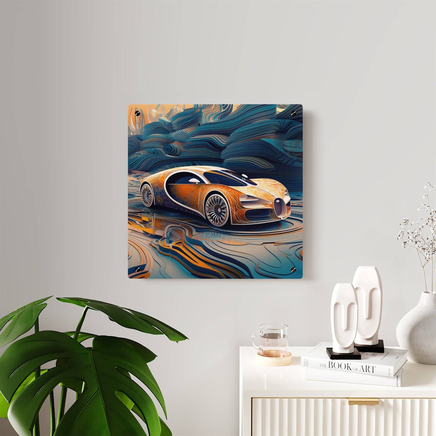 Acrylic Wall Art Panels Bugatti Abstract Flair 1