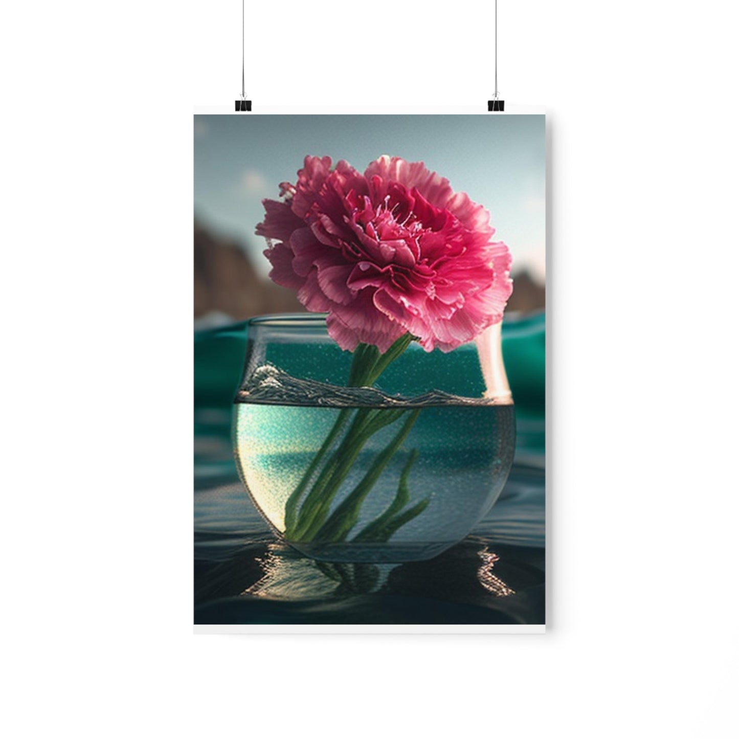 Premium Matte Vertical Posters Carnation 1