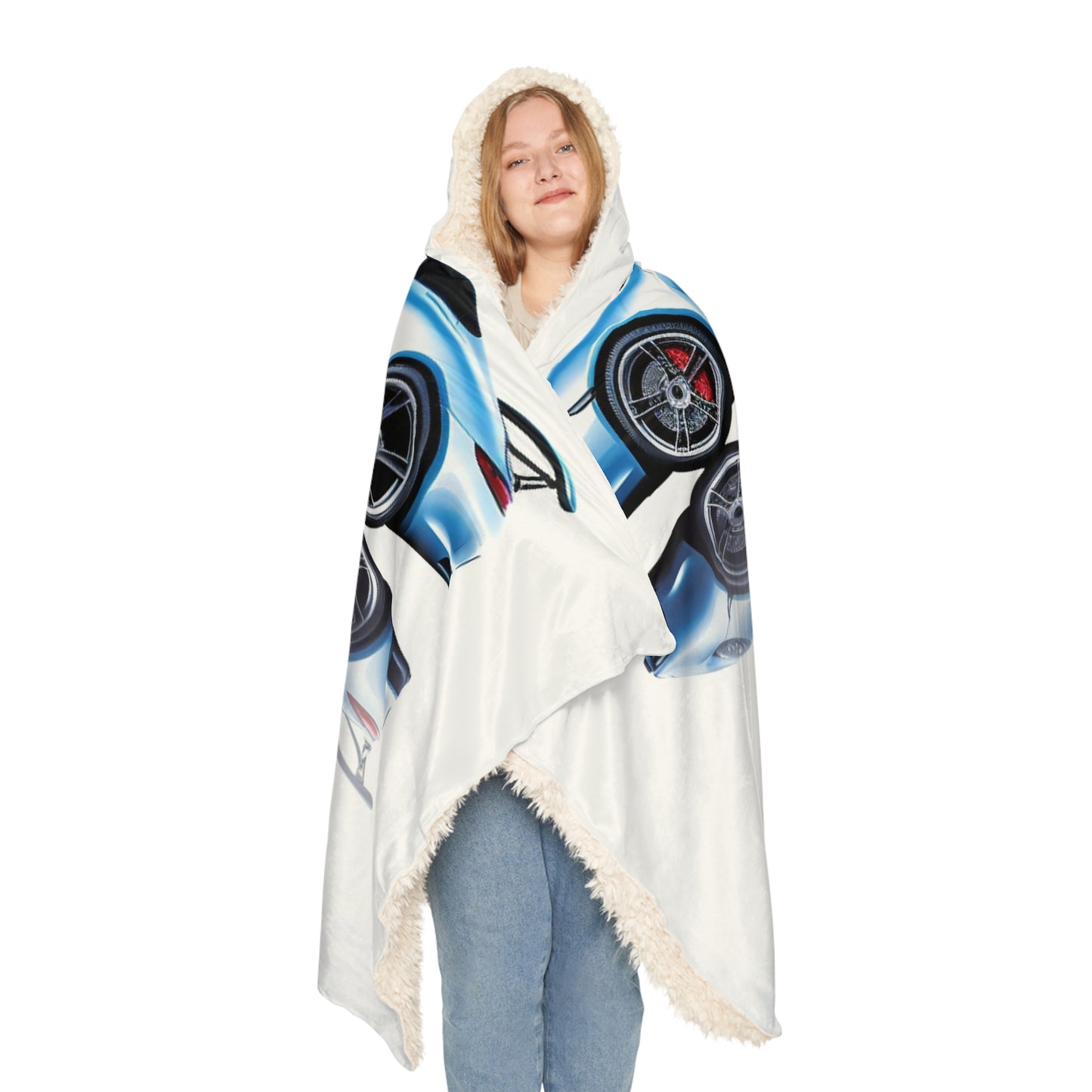 Snuggle Hooded Blanket 911 Speedster on water 4