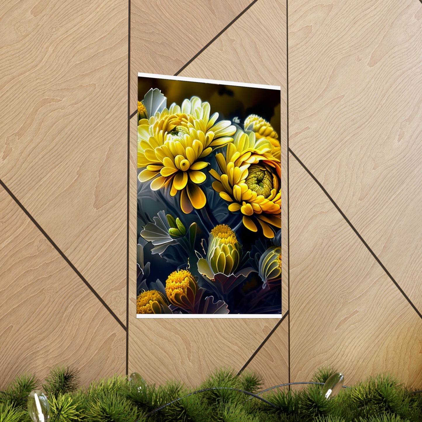 Premium Matte Vertical Posters Yellow Hermosas Flores Amarillas 4