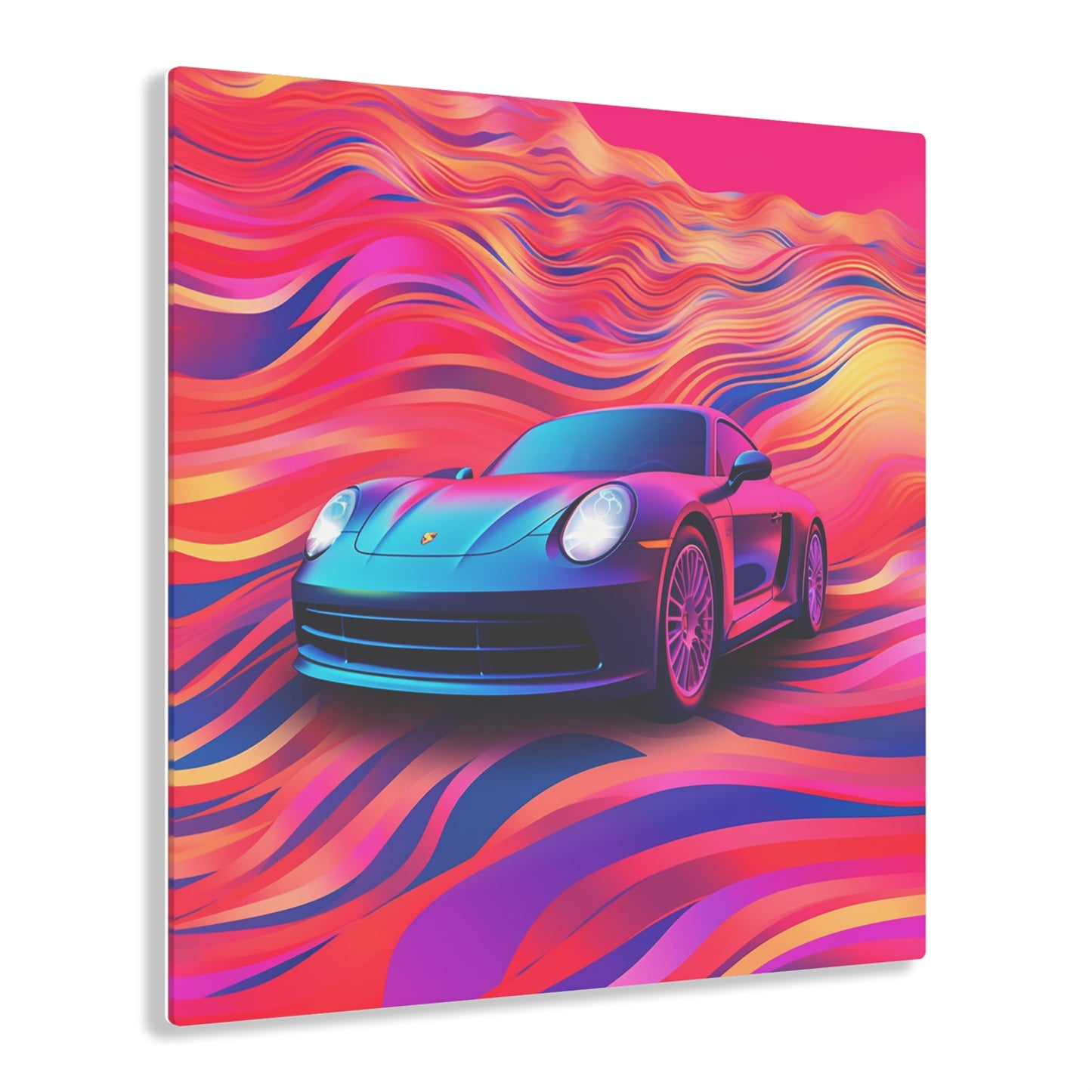 Acrylic Prints Porsche Water Fusion 3