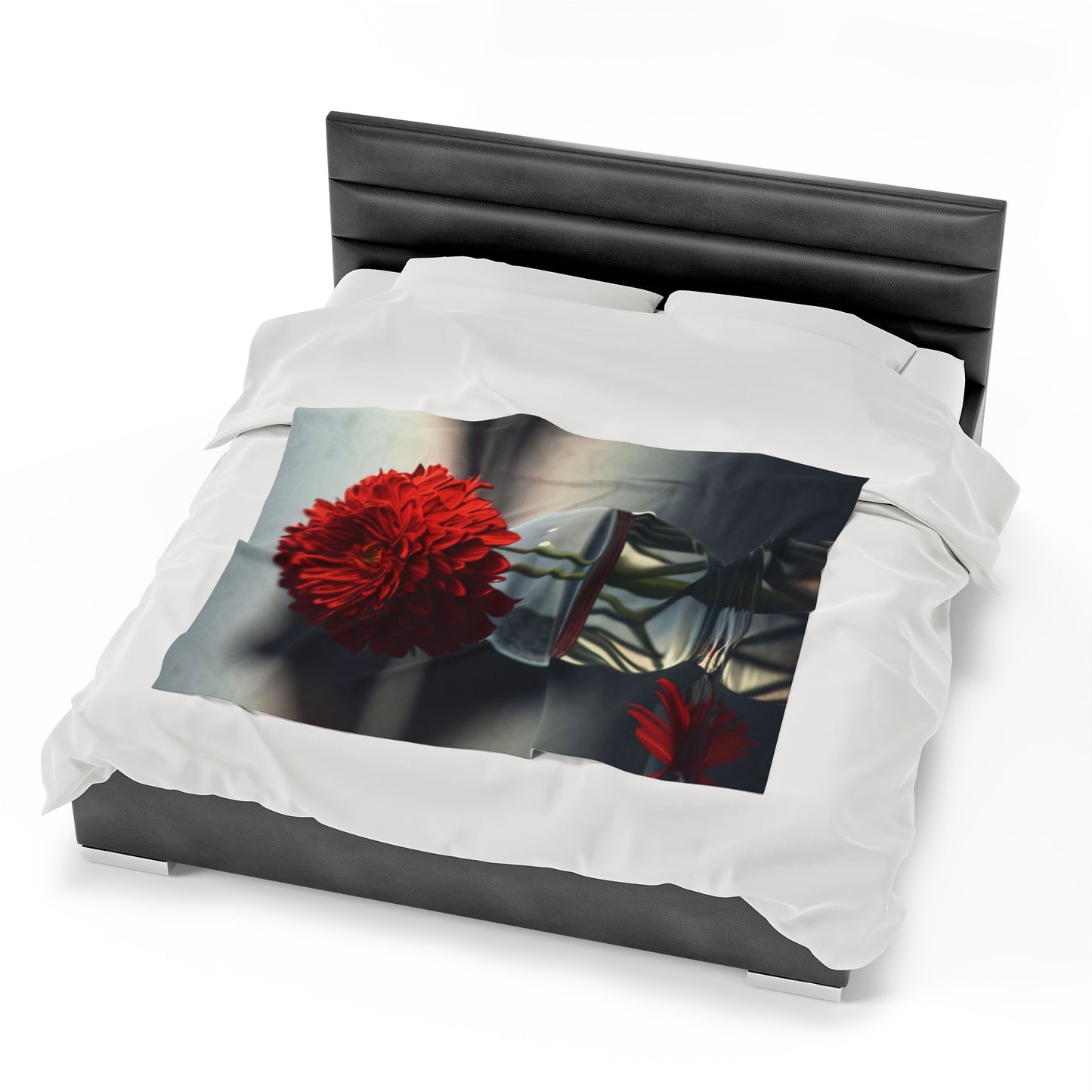 Velveteen Plush Blanket Chrysanthemum 2