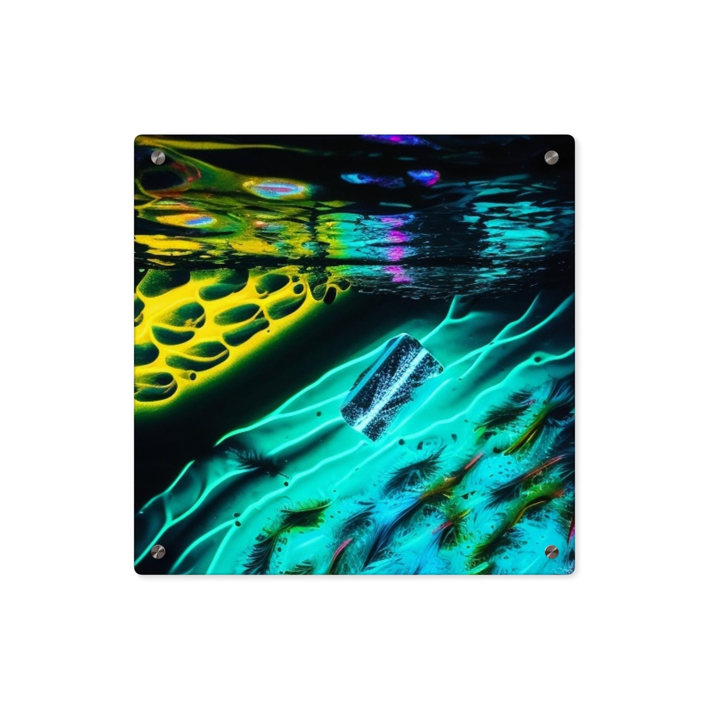 Acrylic Wall Art Panels Florescent Glow 2