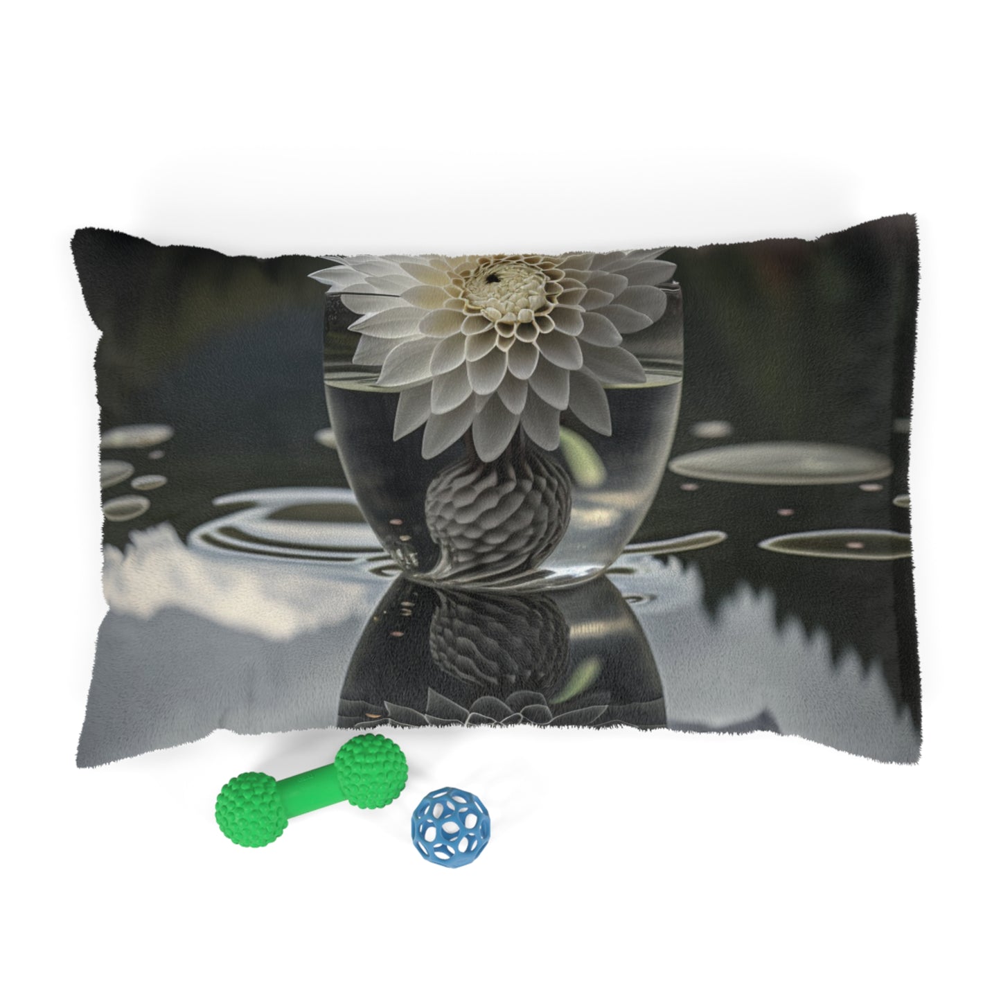 Pet Bed White Dahlia 3