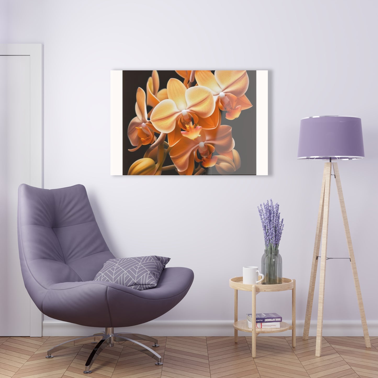 Acrylic Prints orchid pedals 1