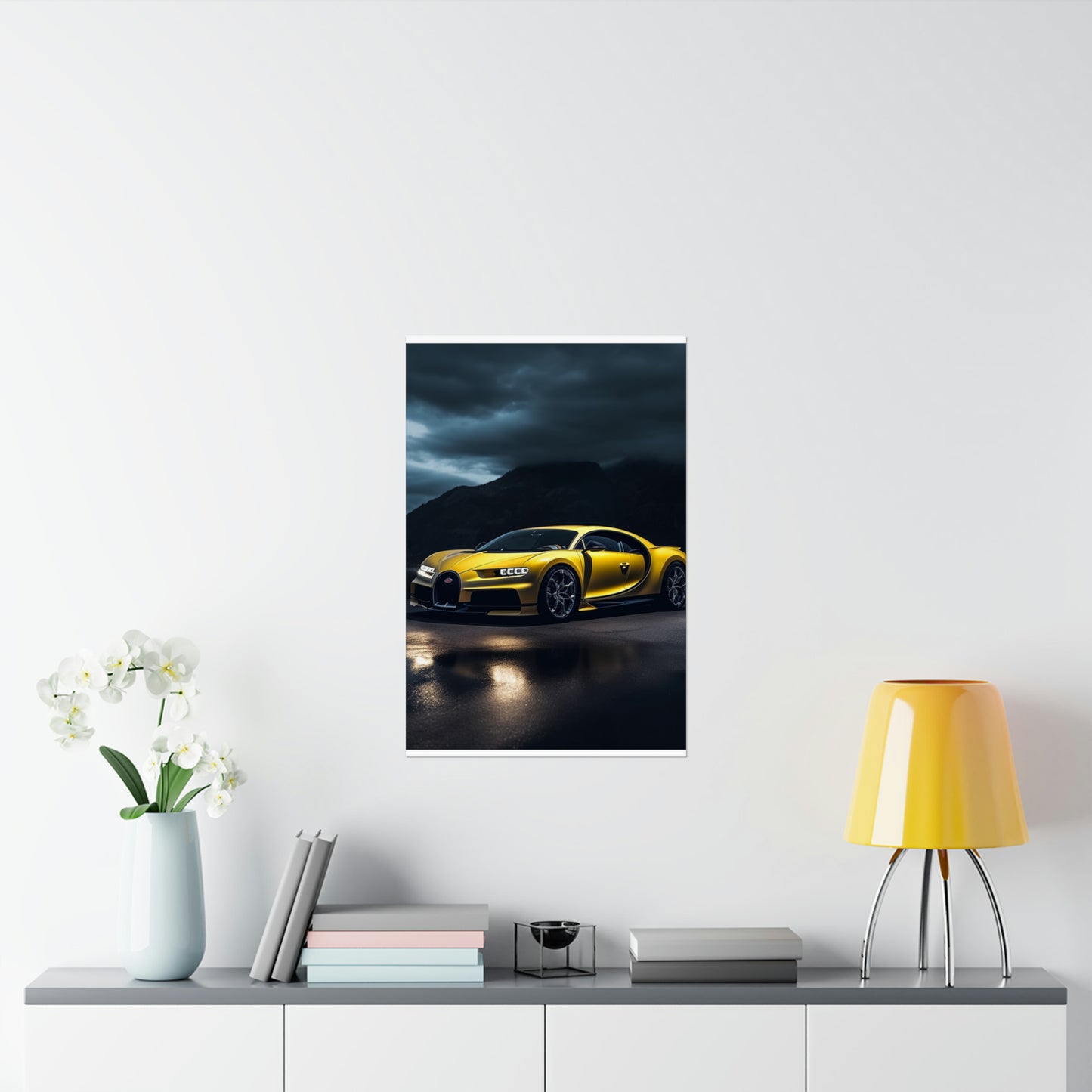 Premium Matte Vertical Posters Bugatti Real Look 4