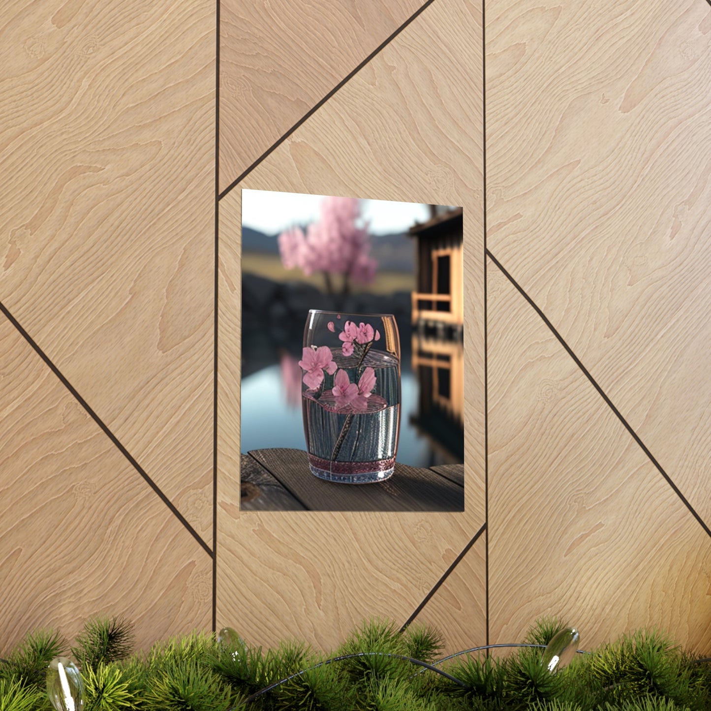 Premium Matte Vertical Posters Cherry Blossom 1