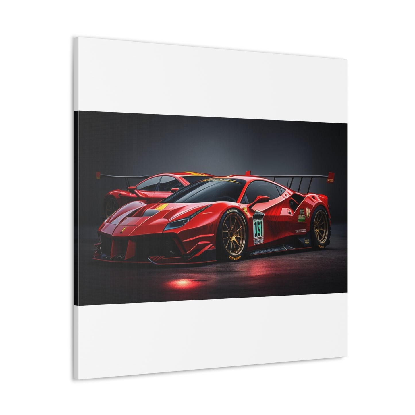 Canvas Gallery Wraps Ferrari Red 2