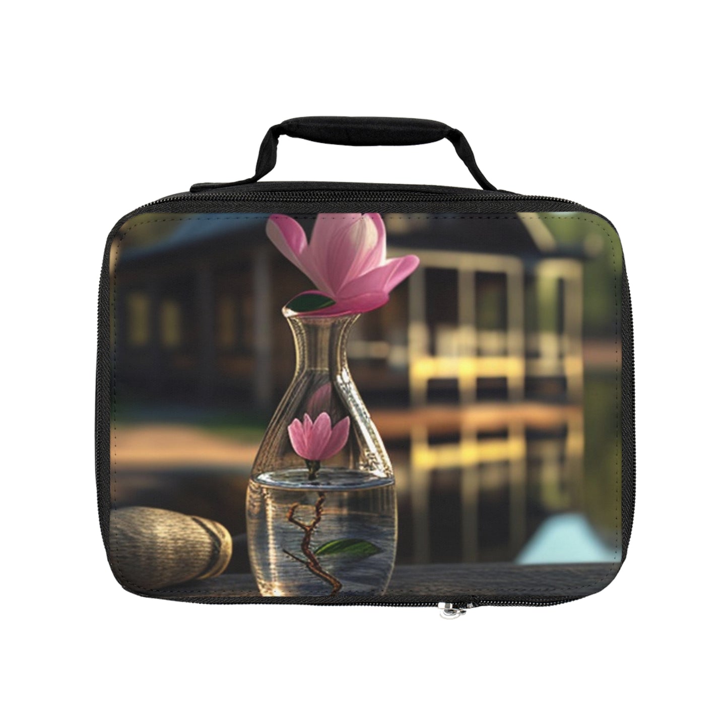 Lunch Bag Magnolia in a Glass vase 4