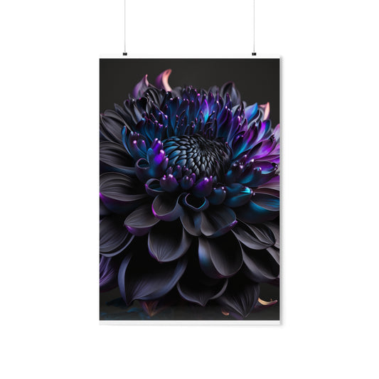 Premium Matte Vertical Posters Dahlia Purple 2