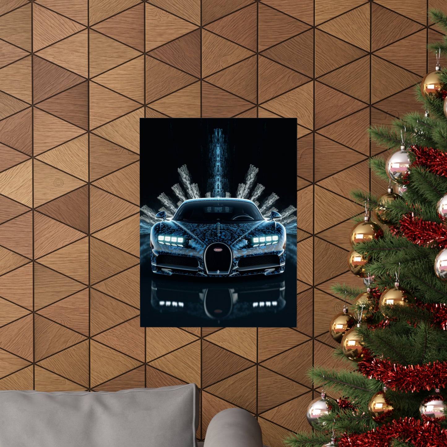 Premium Matte Vertical Posters Hyper Bugatti 2