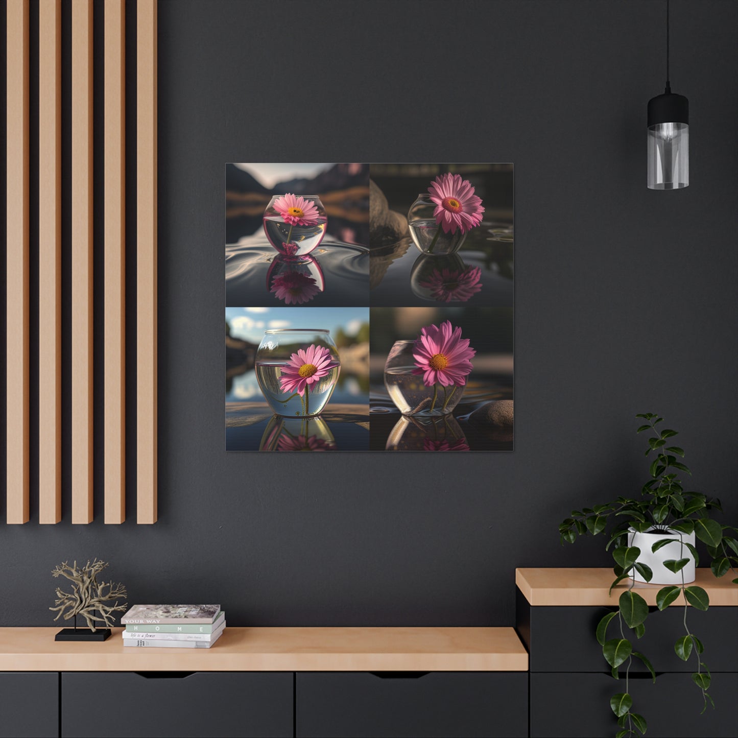 Canvas Gallery Wraps Pink Daisy 5