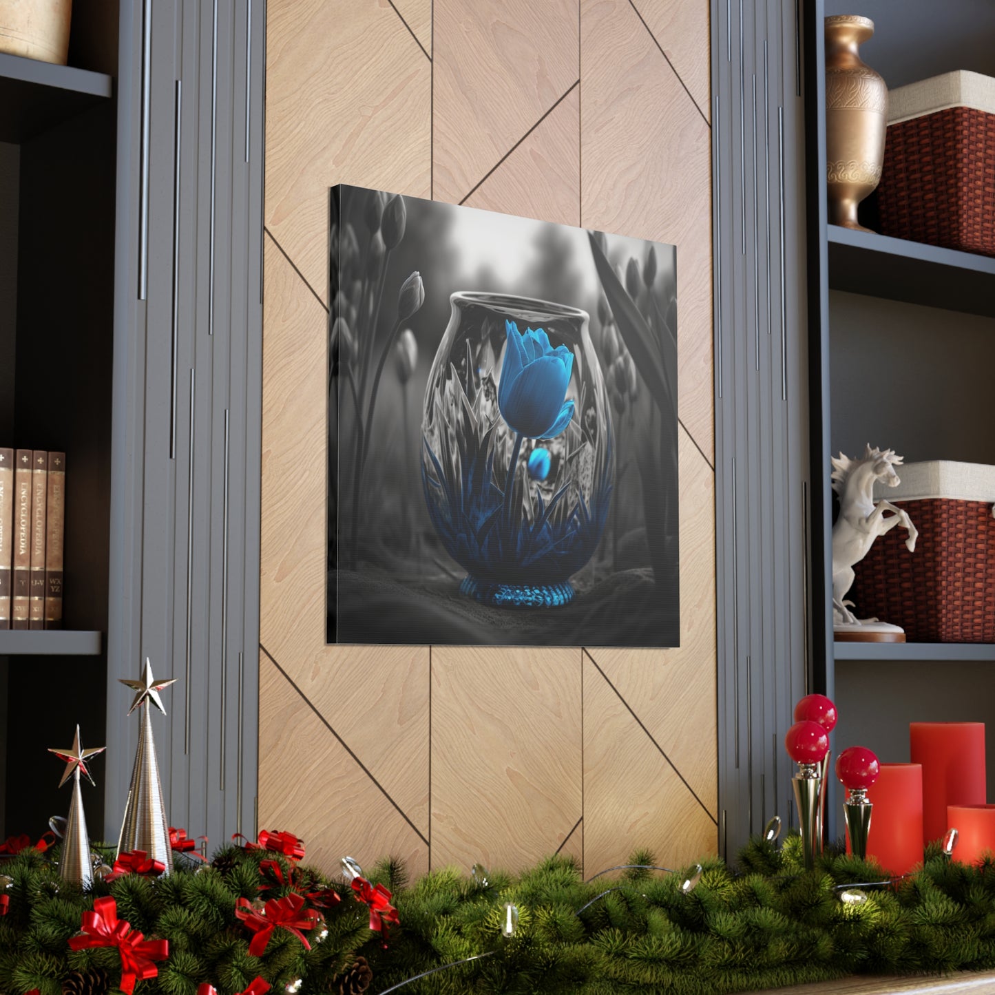 Canvas Gallery Wraps Tulip Blue 6