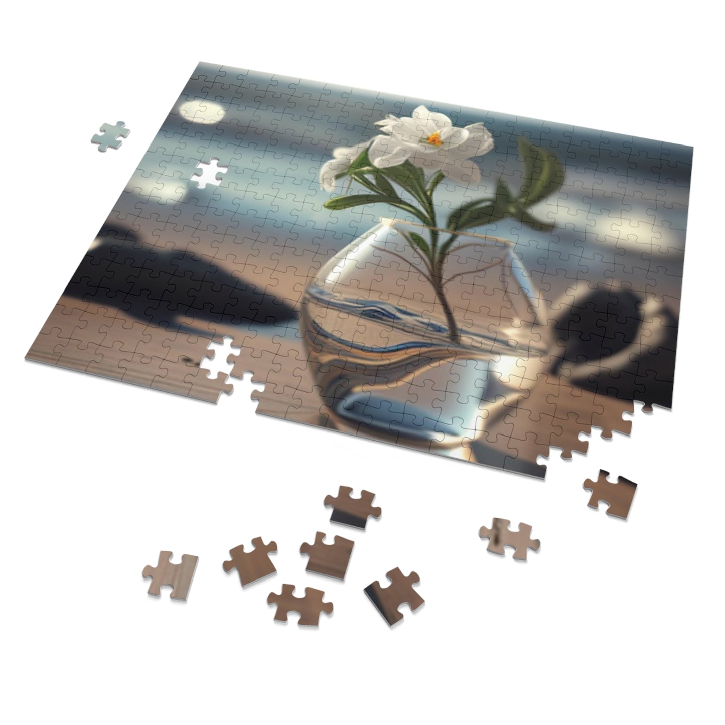 Jigsaw Puzzle (30, 110, 252, 500,1000-Piece) Jasmine glass vase 3