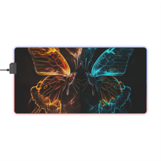 LED Gaming Mouse Pad Kiss Neon Butterfly 6