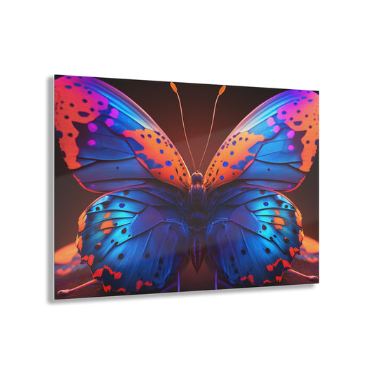 Acrylic Prints Neon Butterfly Macro 3