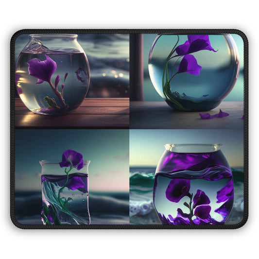 Gaming Mouse Pad  Purple Sweet pea in a vase 5