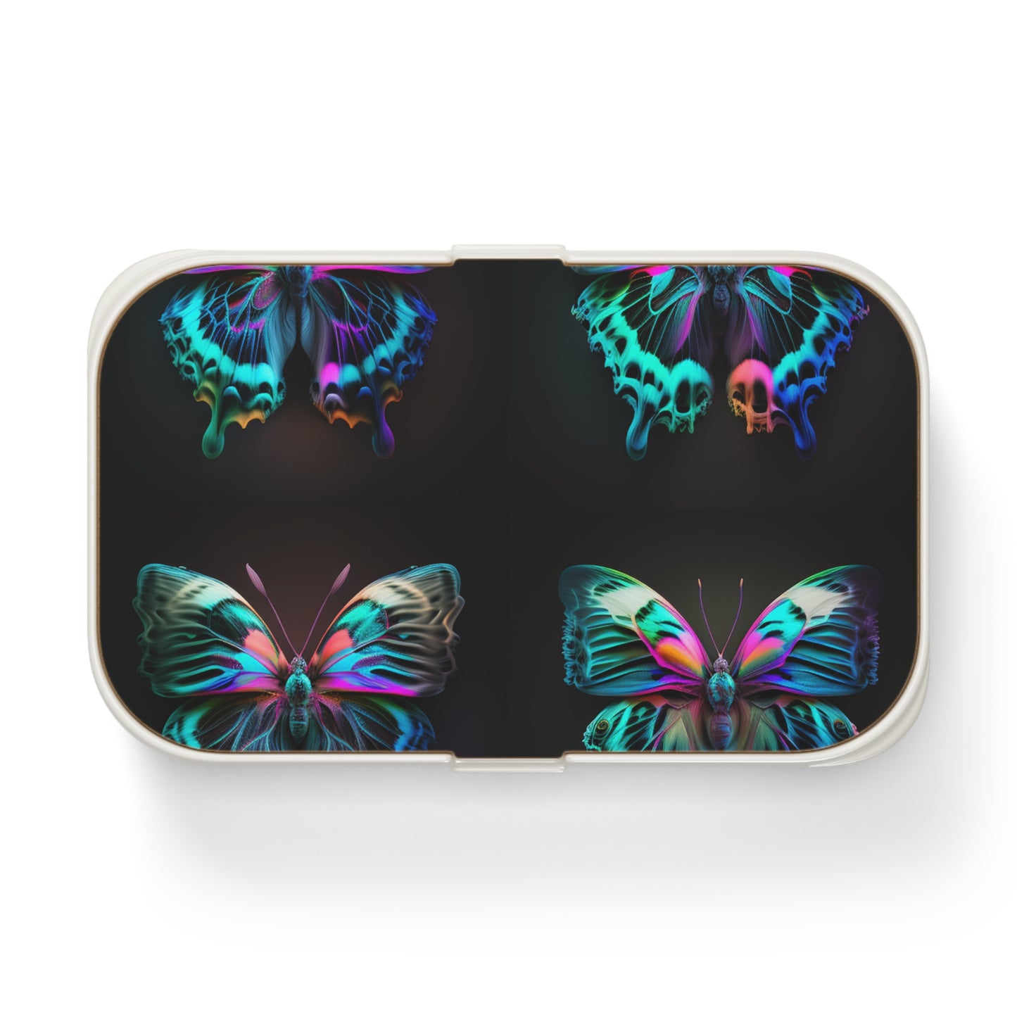 Bento Lunch Box Neon Butterfly Fusion 5
