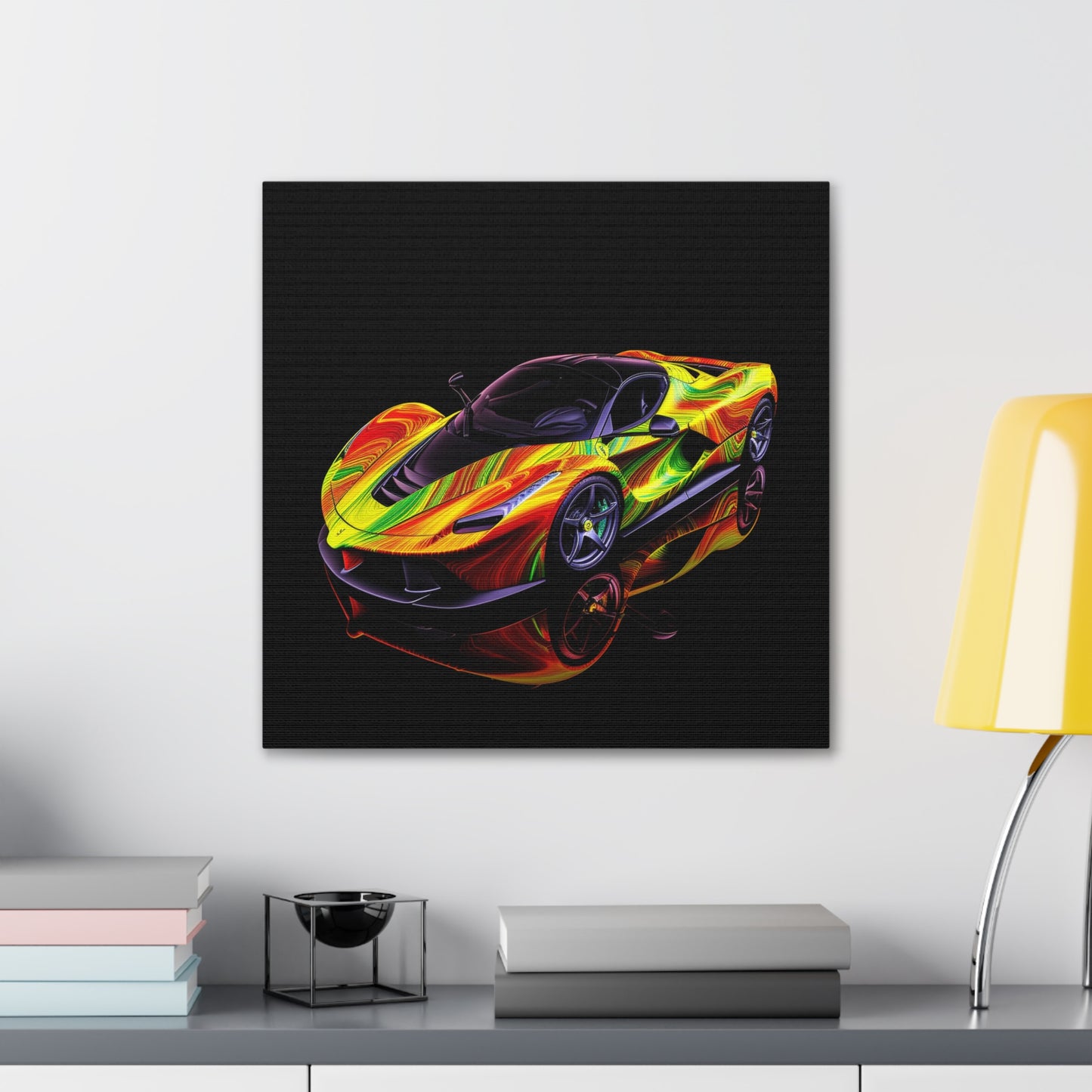 Canvas Gallery Wraps Ferrari Neon 4