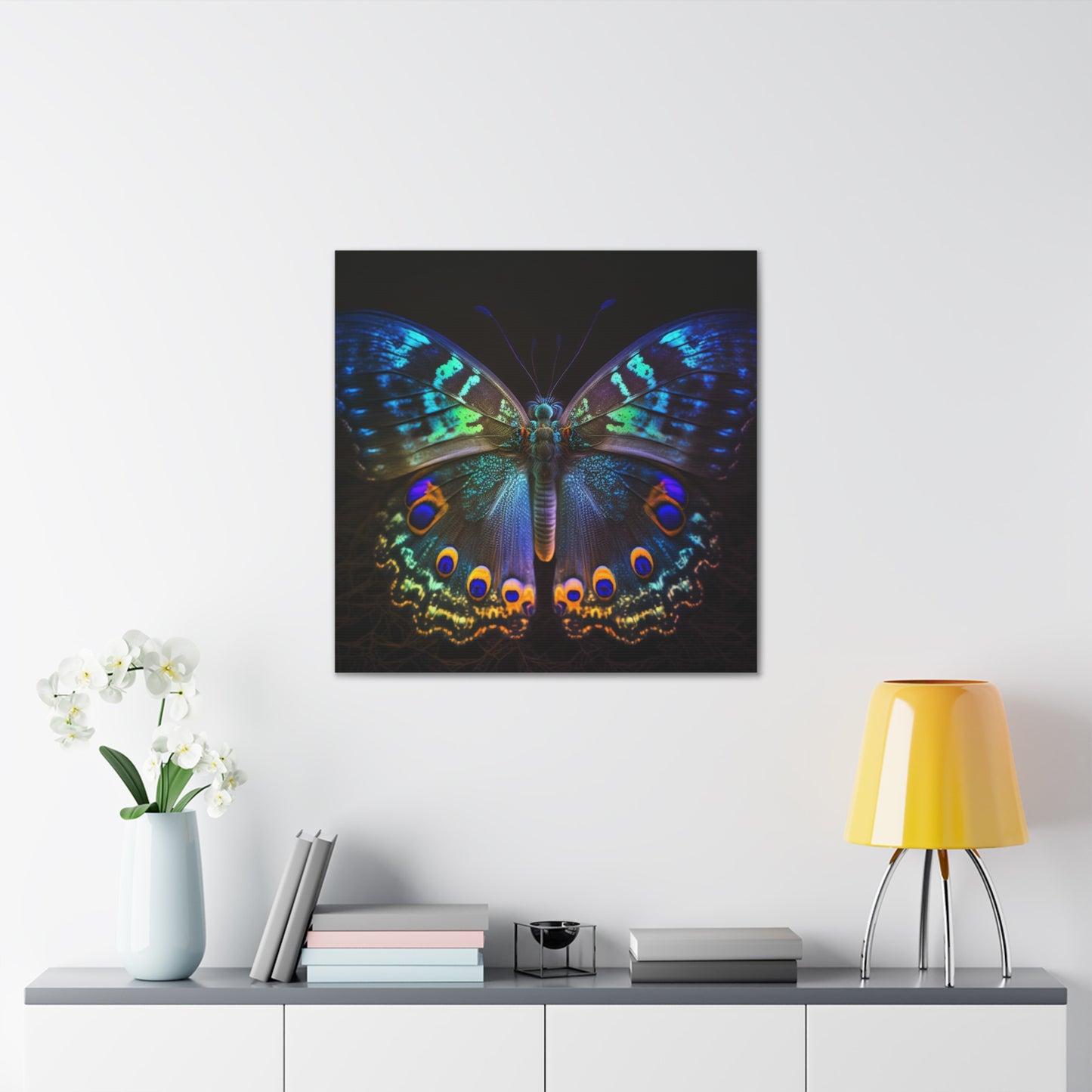 Canvas Gallery Wraps Neon Hue Butterfly 3