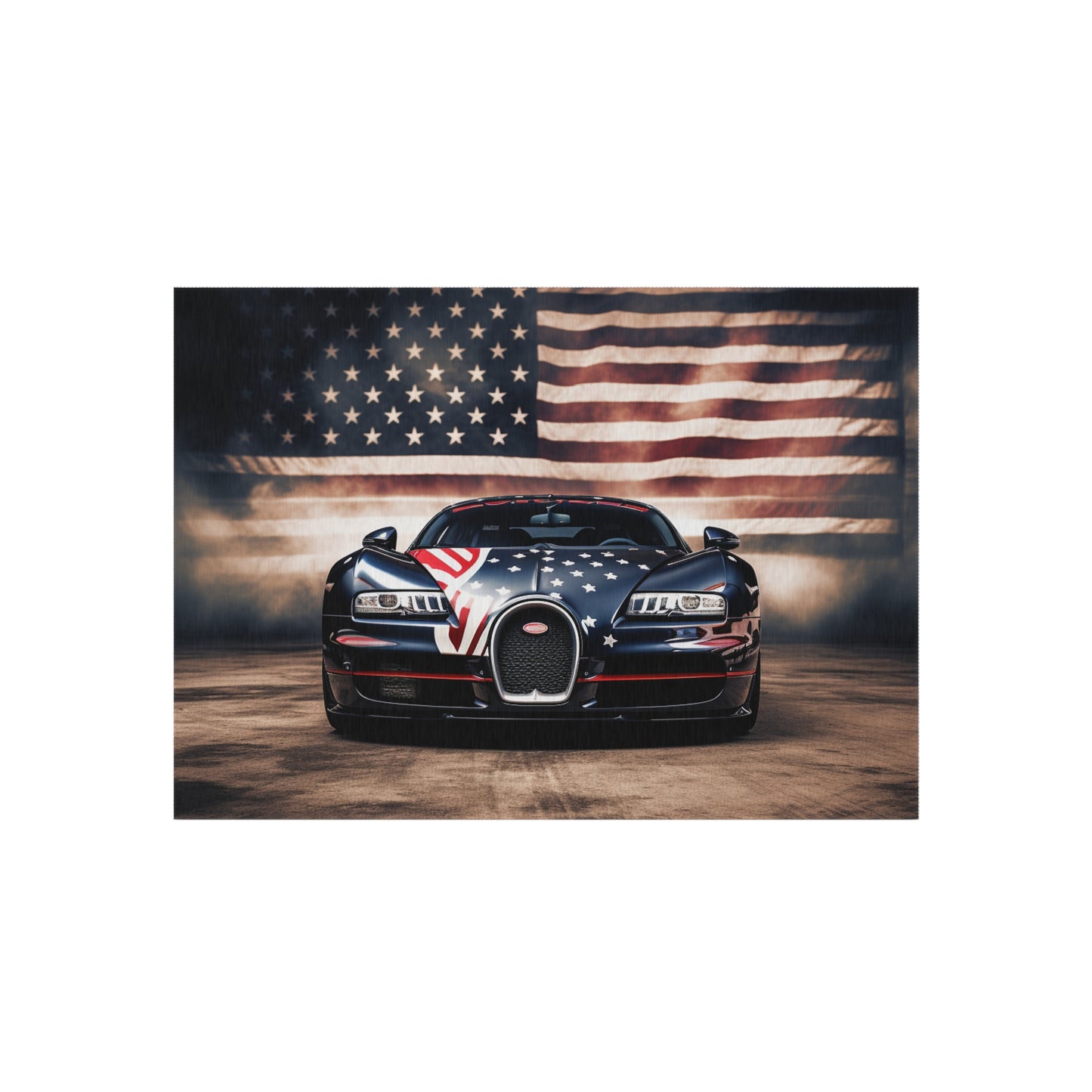 Outdoor Rug  Bugatti American Flag 2